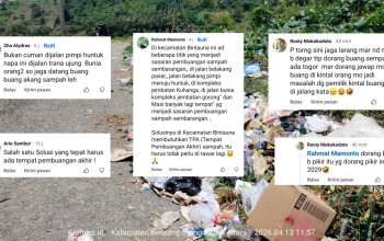 Bintauna Darurat Sampah, Warga Tagih Solusi Nyata dari Pemda Boltara
