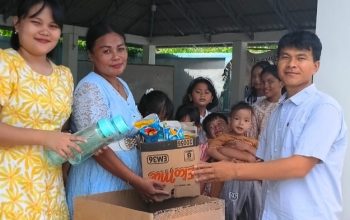 Maknai Paskah dengan Kepedulian, Christian Community Tambang Emas Pani Salurkan 100 Paket Hampers