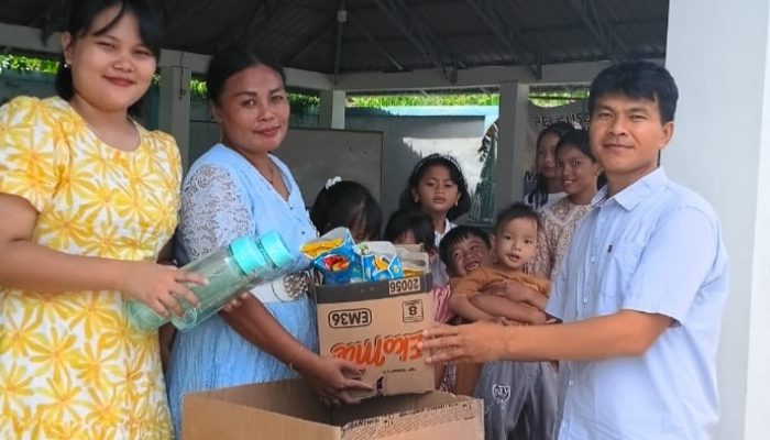 Maknai Paskah dengan Kepedulian, Christian Community Tambang Emas Pani Salurkan 100 Paket Hampers