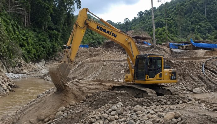 Aktivitas Ekskavator di PETI Kabupaten Gorontalo Kian Masif, Bihe Aspara Ikut Dibabat
