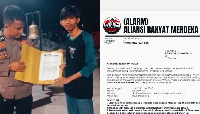 ALARM Siapkan Aksi Besar 1 Mei, Soroti IPR dan Konflik Tambang di Gorontalo