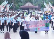 HUT ke-19 Boltara, Ribuan Warga Padati Jalan Sehat dan Bersih Pantai