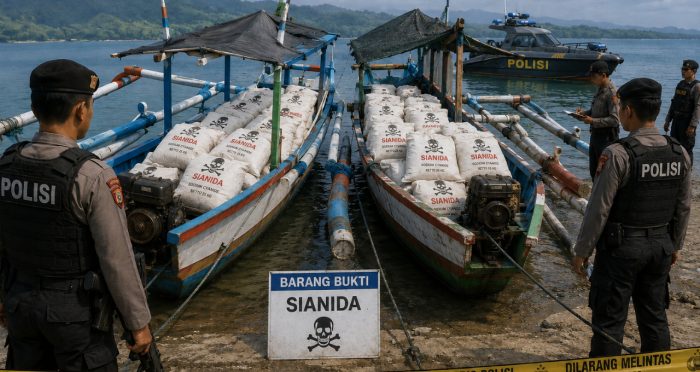 Kapal Bermuatan Sianida