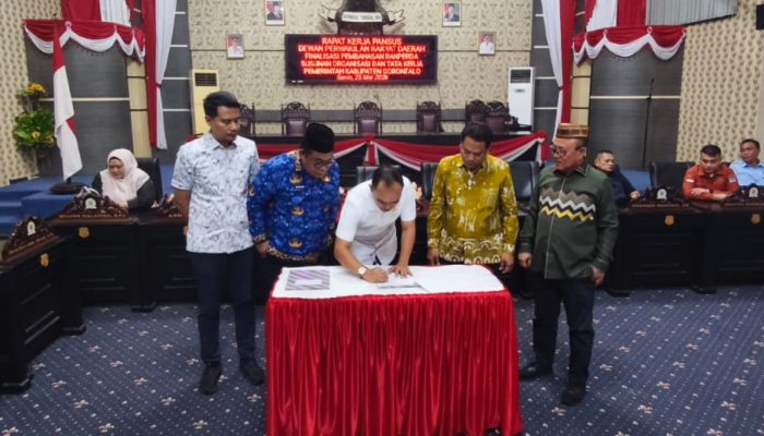 Perampingan OPD Disepakati, DPRD Kabupaten Gorontalo Segera Paripurnakan Ranperda Perubahan SOTK