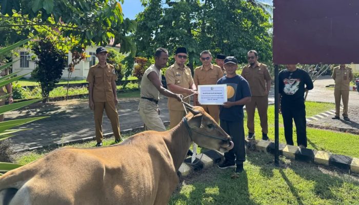 Jelang Idul Adha, Pemkab Boltara Salurkan Hewan Kurban di Tiga Desa