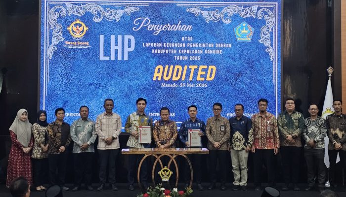 Sangihe Kembali Raih WTP, Bukti Konsistensi Tata Kelola Keuangan Daerah