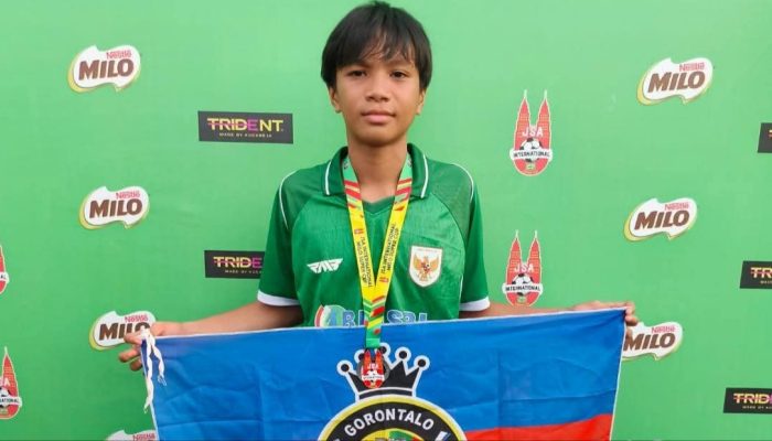 Putra Gorontalo Bersinar di Malaysia, Moh. Furqon Bulota Bawa Timnas Raih Runner-Up JSA MILO Super Cup 2026