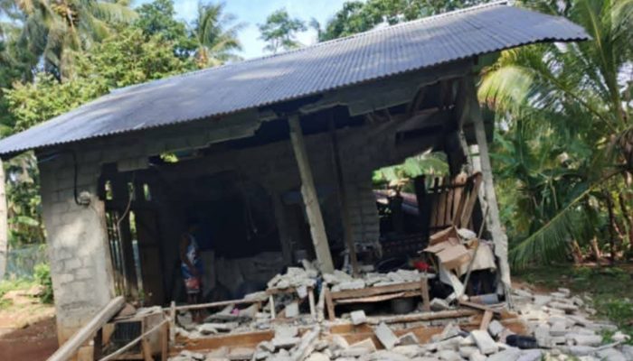 Pulau Kawio Porak-Poranda, 74 Rumah Rusak Parah Diguncang Gempa 7,7 SR