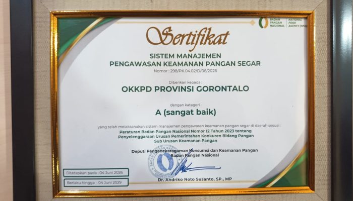 Sertifikat pangan
