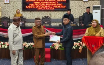 DPRD Kabupaten Gorontalo Mulai Bahas Pertanggungjawaban APBD 2025 Lewat Rapat Paripurna