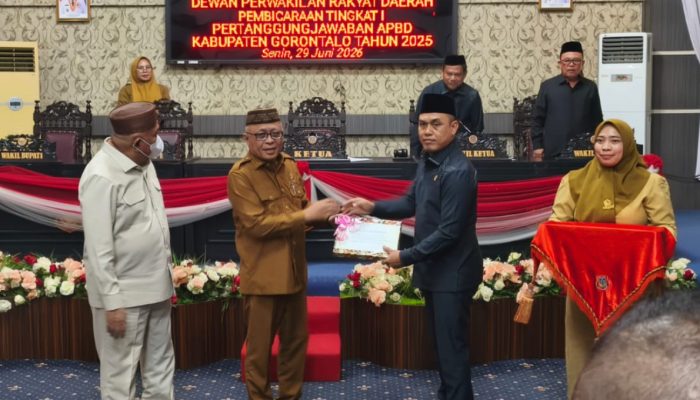 DPRD Kabupaten Gorontalo Mulai Bahas Pertanggungjawaban APBD 2025 Lewat Rapat Paripurna