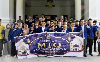Sekda Lepas 49 Kafilah, Kabupaten Gorontalo Bidik Prestasi Terbaik di MTQ Provinsi