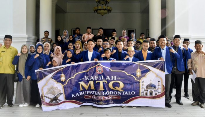 Sekda Lepas 49 Kafilah, Kabupaten Gorontalo Bidik Prestasi Terbaik di MTQ Provinsi