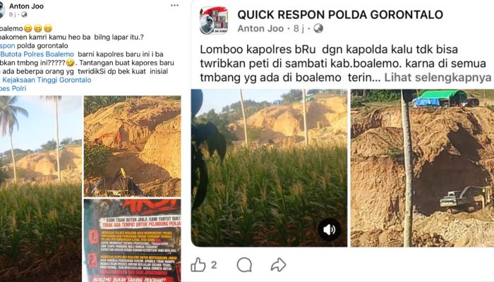 Viral di Medsos, PETI Sambati Boalemo Diduga Masih Beroperasi, Kapolres Didesak Bertindak