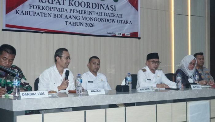 Sirajudin Lasena Satukan Forkopimda Boltara Hadapi Kemarau, Inflasi dan HUT RI