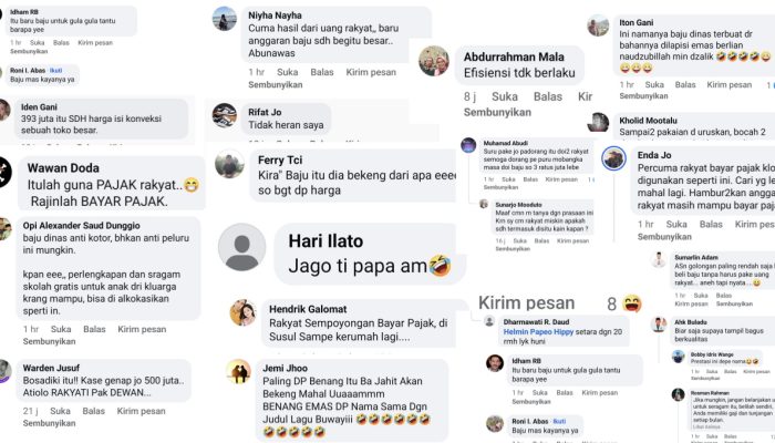 Anggaran Baju Dinas Gubernur dan Wagub Gorontalo Tuai Sindiran, Netizen: Jago Ti Papa Am
