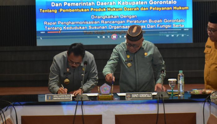 Pemkab Gorontalo Gandeng Kemenkum, Perkuat Produk Hukum dan Layanan Publik Berkualitas