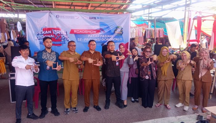 Transaksi Pasar Mulai Beralih Digital, Pemkab Gorontalo Dorong Pedagang Gunakan QRIS