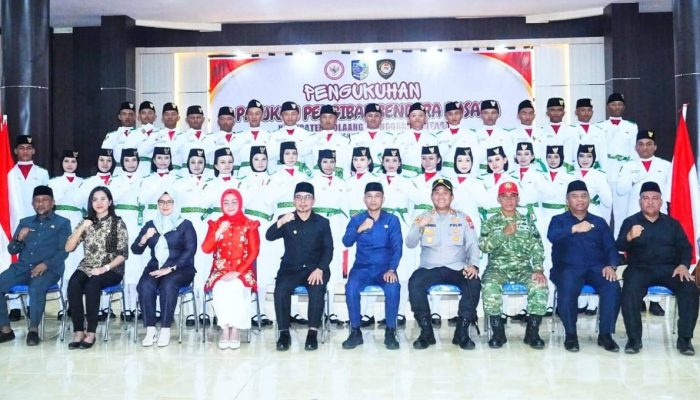 33 Paskibraka Boltara Dikukuhkan, Siap Kibarkan Merah Putih di HUT RI