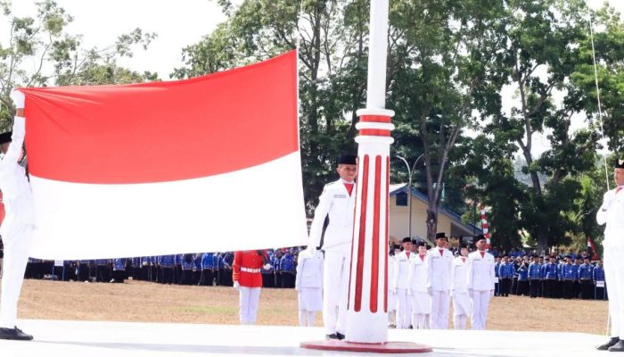 Merah Putih Berkibar di Boroko, Sirajudin Lasena Kobarkan Semangat Membangun Boltara