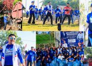 HUT ke-25, Demokrat Boltara Gelar Zumba dan Bersih Pantai hingga Layanan Kesehatan Gratis