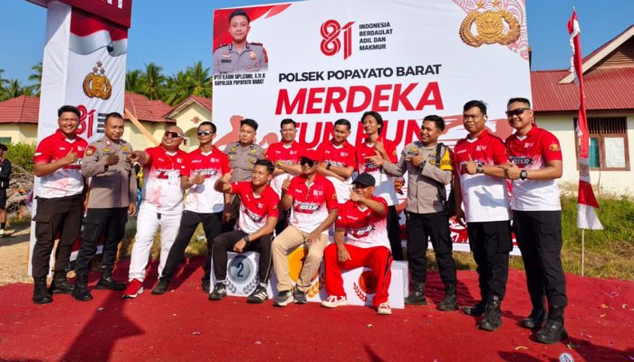Merdeka Fun Run Popayato Barat, Sorak Pelajar Satukan Semangat Kemerdekaan