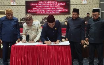 DPRD dan Pemda Sepakati Perubahan APBD Kabupaten Gorontalo 2026 Lewat Paripurna
