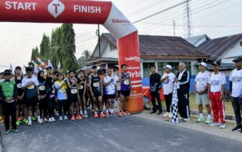 Ribuan Warga Tumpah Ruah, Wabup Tonny Lepas Jaton Fun Run 5,8K Kaliyoso