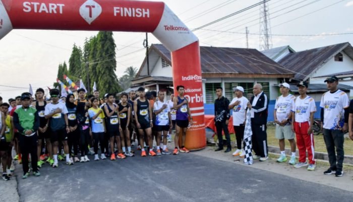 Ribuan Warga Tumpah Ruah, Wabup Tonny Lepas Jaton Fun Run 5,8K Kaliyoso
