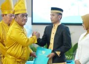 Aditya Pontoh Terima Nota Dinas Plt Bupati Boltara dari Gubernur Sulut