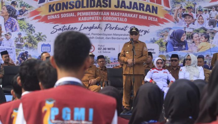 Sofyan Puhi Konsolidasikan Ribuan Perangkat Desa, PMD dan Dinsos Diperkuat