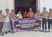 Propam Polres Bolmut Rayakan HUT ke-24 dengan Bakti Sosial