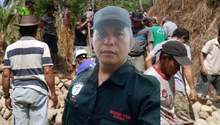Dana Desa Raanan Minsel Tertahan, Warga Patungan Beli Batu untuk Jalan Kebun