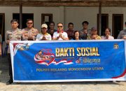 HUT Humas Polri, Polres Bolmut Buktikan Kepedulian Lewat Aksi Sosial Lintas Agama