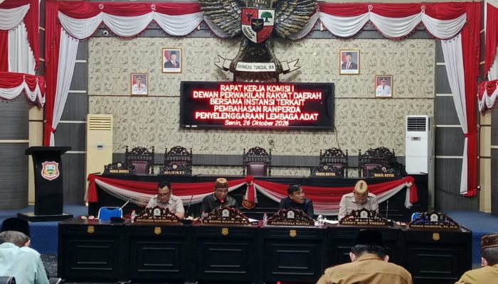 Ranperda Lembaga Adat Dibahas, Komisi I DPRD Kabupaten Gorontalo Diuji Komitmennya